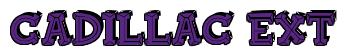 Rendering -Cadillac EXT - using FinkBold