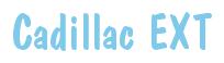 Rendering -Cadillac EXT - using Dom Casual