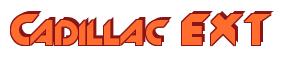 Rendering -Cadillac EXT - using Machine
