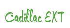 Rendering -Cadillac EXT - using Memo