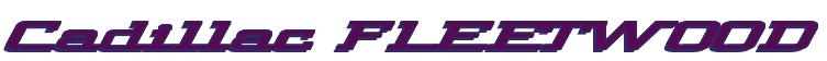 Rendering -Cadillac FLEETWOOD - using Wide Glide