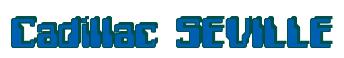 Rendering -Cadillac SEVILLE - using Computer Font