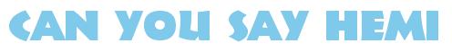 Rendering -Can You Say Hemi - using Informal