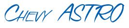 Rendering -Chevy ASTRO - using Speed Stroke