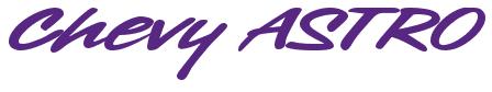 Rendering -Chevy ASTRO - using Chicago Style
