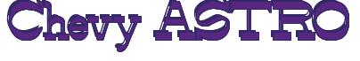 Rendering -Chevy ASTRO - using Alfredos Dance