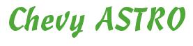 Rendering -Chevy ASTRO - using Hind