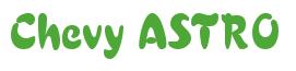 Rendering -Chevy ASTRO - using Reflex