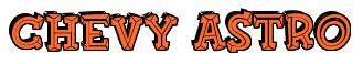 Rendering -Chevy ASTRO - using FinkBold