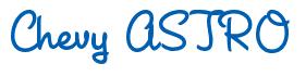 Rendering -Chevy ASTRO - using League Night