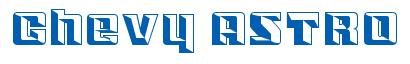 Rendering -Chevy ASTRO - using Race JLS