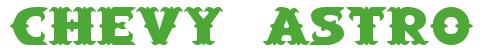 Rendering -Chevy ASTRO - using Saloon