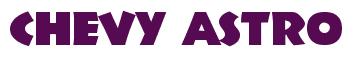 Rendering -Chevy ASTRO - using Informal