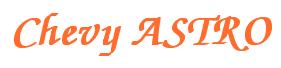 Rendering -Chevy ASTRO - using Zapf Chancery
