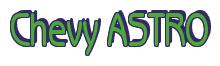 Rendering -Chevy ASTRO - using Beagle