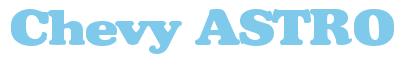 Rendering -Chevy ASTRO - using Broadside