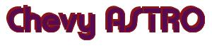 Rendering -Chevy ASTRO - using Charlet
