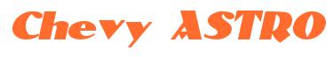 Rendering -Chevy ASTRO - using Constantine