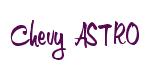 Rendering -Chevy ASTRO - using Memo