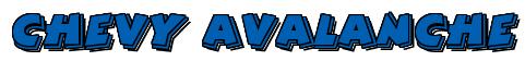Rendering -Chevy AVALANCHE - using Comic Strip