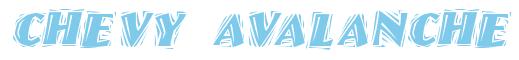 Rendering -Chevy AVALANCHE - using Cut Ragged