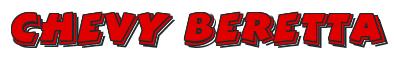 Rendering -Chevy BERETTA - using Comic Strip
