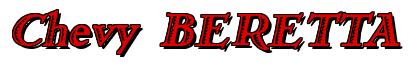 Rendering -Chevy BERETTA - using Romana