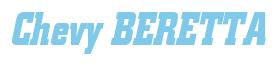 Rendering -Chevy BERETTA - using Boroughs