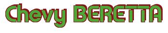 Rendering -Chevy BERETTA - using Charlet