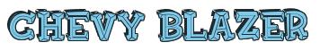 Rendering -Chevy BLAZER - using FinkBold