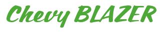 Rendering -Chevy BLAZER - using Casual Script