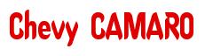 Rendering -Chevy CAMARO - using Callimarker