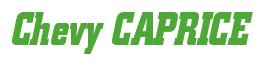 Rendering -Chevy CAPRICE - using Boroughs