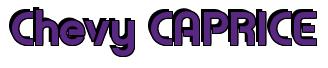 Rendering -Chevy CAPRICE - using Charlet