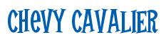 Rendering -Chevy CAVALIER - using Cooper Latin