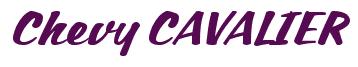 Rendering -Chevy CAVALIER - using Casual Script
