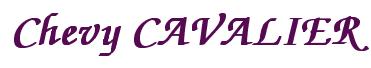 Rendering -Chevy CAVALIER - using Zapf Chancery