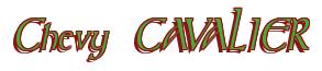 Rendering -Chevy CAVALIER - using Kelt