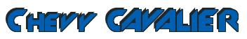 Rendering -Chevy CAVALIER - using Machine