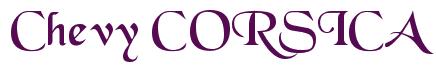 Rendering -Chevy CORSICA - using Black Chancery
