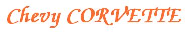 Rendering -Chevy CORVETTE - using Zapf Chancery
