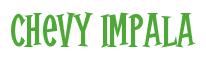 Rendering -Chevy IMPALA - using Cooper Latin