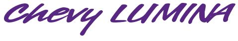 Rendering -Chevy LUMINA - using Chicago Style