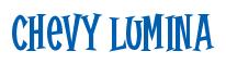 Rendering -Chevy LUMINA - using Cooper Latin