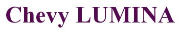 Rendering -Chevy LUMINA - using Times New Roman Bold