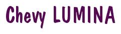 Rendering -Chevy LUMINA - using Dom Casual