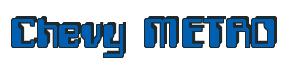 Rendering -Chevy METRO - using Computer Font