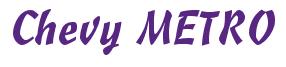 Rendering -Chevy METRO - using Hind