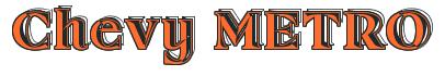 Rendering -Chevy METRO - using Race Chisel