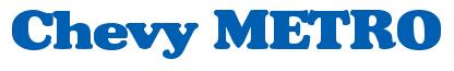 Rendering -Chevy METRO - using Broadside